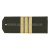 Погоны оливк. с нашитым латунным галуном (сержант) на пластике