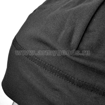 Шапка трикотажная черная