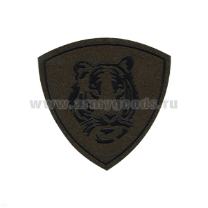Шеврон пластизолевый ВВ Тигр (Восточный округ ВВ МВД) полевой