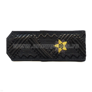 Погоны Контр-адмирал чисто-черн. (на куртку)