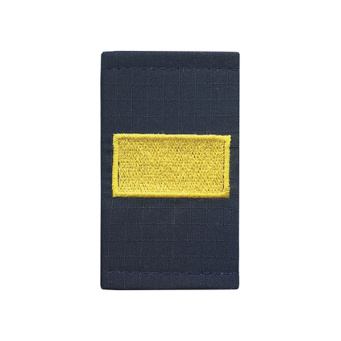 Ф/пог. Полиция темно-синие (ткань Rip-Stop) вышит. желт. (ст. сержант) на липучке (пластик)