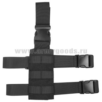 Ремень на ногу тактический черный