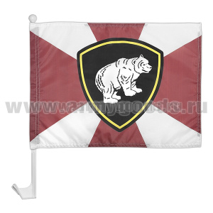 Флажок на автомобильном флагштоке ВВ Медведь