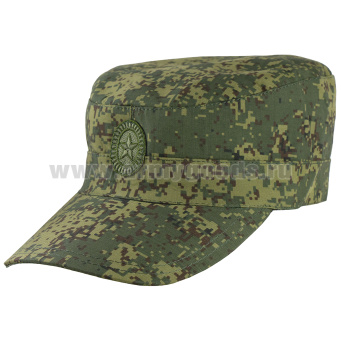 Кепи цилиндр ВКБО "русская цифра" (рубашечная ткань) с вышитой малой кокардой РА