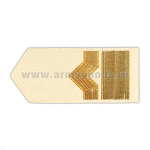 Погоны реч.фл. (жестк., галун) крем.: 11 катег.