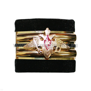 Погоны ДМБ ВМФ мал. черные мет. орел (старшина 2 ст.)