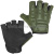 Перчатки с обр/пал с рез. накладками (мод 3) оливковые (размер универсальный)