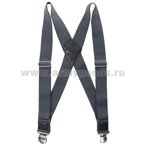 Подтяжки рифленые "Ратник" серые