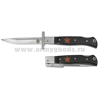 Нож НКВД раскладной (черный) общая длина 22 см