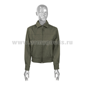 К. жакет форм. п/ш (на молнии) Женский оливковый ВС 