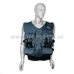 Жилет разгрузочный тактический ОМОН серый (ткань "гретта")