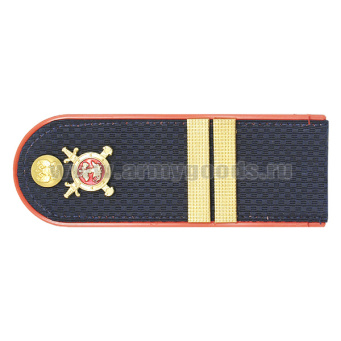 Погоны Полиции (ОВД) на китель, укомплектованные мет. фурнитурой (мл. сержант) пластик