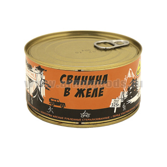 Консервы мясные кусковые Свинина в желе (325 г) до 05.2026 и ранее