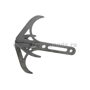 Крюк-кошка разборная без зубцов (сталь 3 мм) 13х12 см