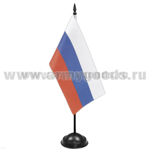 Флажок настол. на подставке (10х20 см) РФ