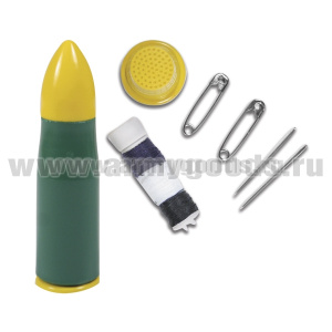Хознабор (нитки, иголки, булавки, наперсток) в футляре Пуля (ВМФ)
