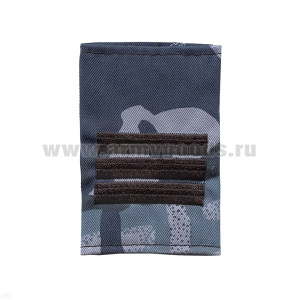 Ф/пог. "кукла" серая вышит. черн. (сержант - лычки МВД)