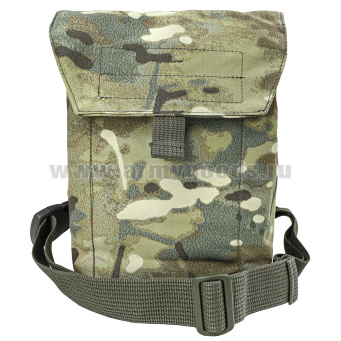 Чехол для противогаза на бедро "мультикам" (с системой крепления "MOLLE")
