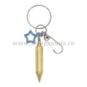 Брелок мет. Пуля ребристая