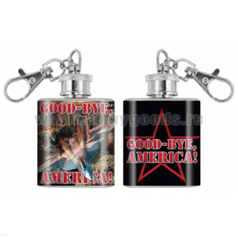 Брелок-фляжка мет. Good-bye, America! 1 OZ
