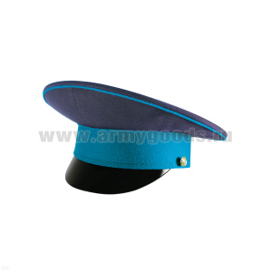 Фуражка простая нов/обр ВВС парад./повсед.; ВДВ, ВКС парад. (синяя с голубым околышем)