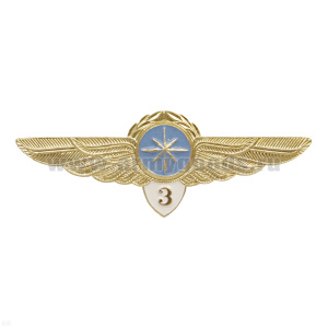 Значок мет. Классность ГВФ: штурман 3 класс