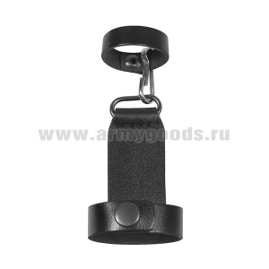 Подвязка кожаная для резиновой палки (6/1) черная