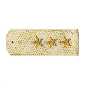 Погоны генерал-полковник крем. (МП, Береговая служба ВМФ, Морская авиация) на крем. рубашку