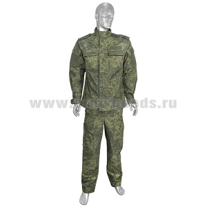 Костюм лет. Полевой ВКБО (на молнии) ткань Rip-Stop (расцветка Русская цифра, "под елочку") 