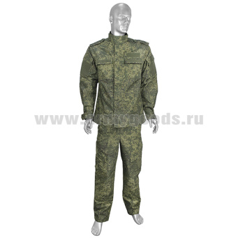 Костюм лет. Полевой ВКБО (на молнии) ткань Rip-Stop (расцветка Русская цифра, "под елочку") 