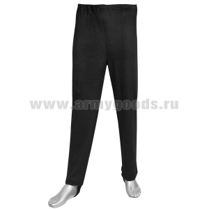 Брюки спортивные интерлок черные