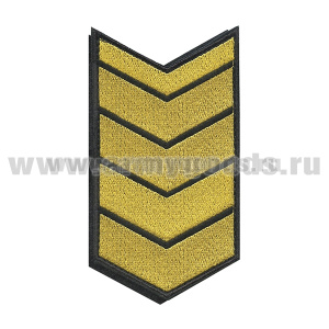 Нашивки вышит. (черн. фон, желт. вышивка) для контрактников 21 год (на липучке)