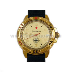 Часы наручные механич. "Командирские" (без автоподзавода) Дизайн циферблата может несколько отличаться от представленного на фото