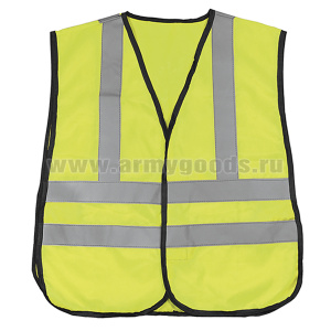 Жилет сигнальный ГОСТ (4XL, длина 70 см) 