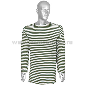 Тельняшка лет. х/б кулирка оливковая (Внутренние войска) р-ры с 62