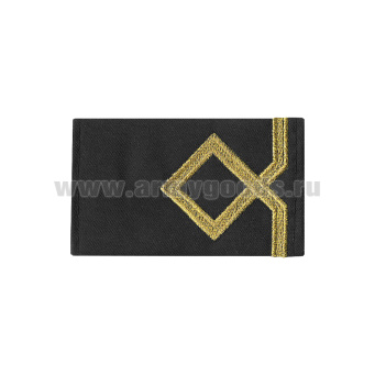 Ф/погоны (муфты, вышит. металлизир. нитью) мор. фл. черн.: 1 катег.