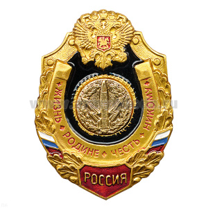 Значок мет. РВСН эмбл. (серия Жизнь Родине,Честь никому)