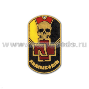Жетон (нерж. ст., эмал.) Rammstein