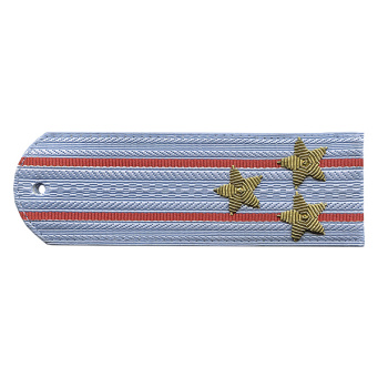 Погоны Полиция нов/обр без канта серо-голуб. вышит. канителью (полковник)