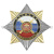 Значок мет. Орден-звезда Полиция
