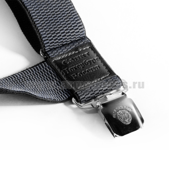 Подтяжки рифленые "Ратник" серые