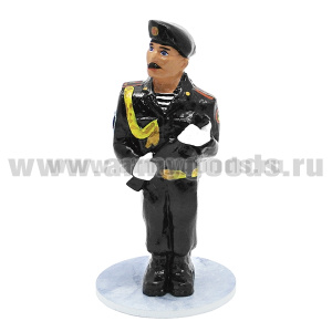 Фигурка гипсовая Морпех (на подставке, в цилиндрической упаковке)