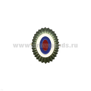 Кокарда мет. МВД мал. защ. с эмалью