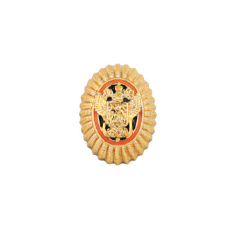 Кокарда пласт. Федерация Союза Казаков мал. зол. (ФСК)