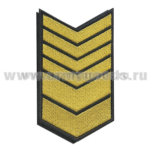 Нашивки вышит. (черн. фон, желт. вышивка) для контрактников 14 год (на липучке)
