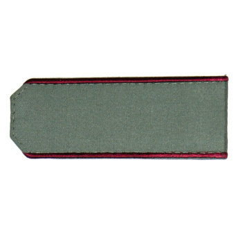 Погоны из рубаш. ткани светло-оливк. с вышит. крап. кантом на рубашку