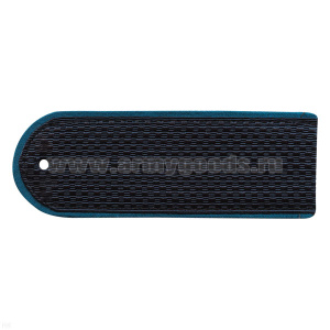 Погоны темно-синие (васильк. кант) чист. Юстиция н/о пластик