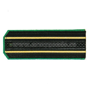 Погоны черн. (зел. кант) 2 желт. пр.