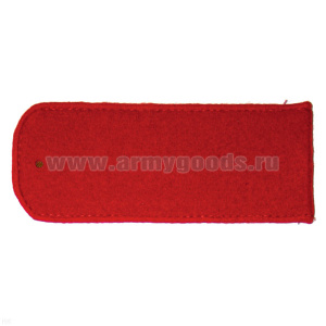 Погоны казачьи красные сукно чистые