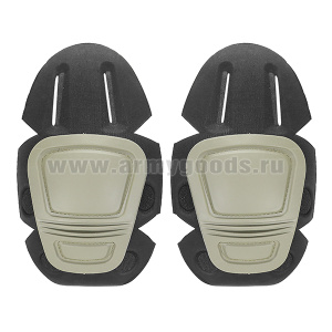 Наколенники вставные (мод 8393) для тактических брюк (накладки бледно-серые)